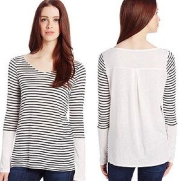 🆕️NYDJ Striped Long Sleeve Top - Picture 1 of 11
